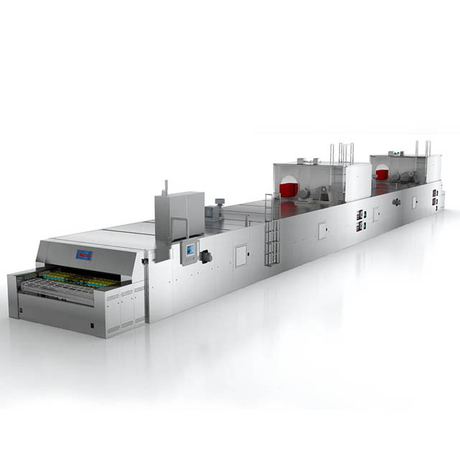 Indirect heating Tunnel Oven